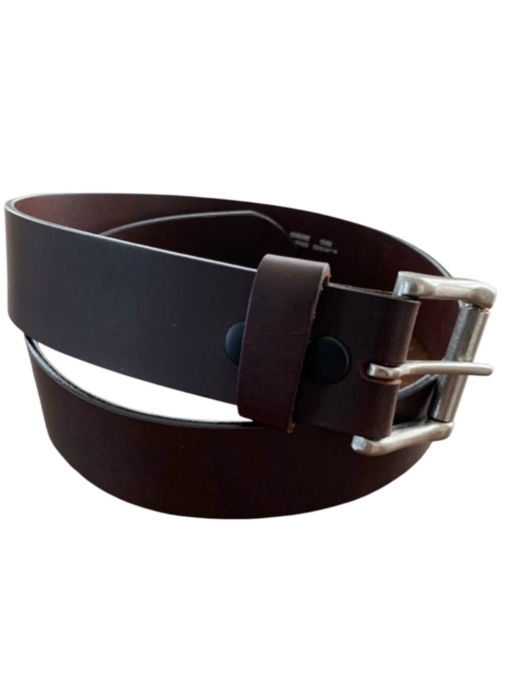 Vintage Men’s Brown Full Grain Leather Belt Size 34 Removable Buckle Canada